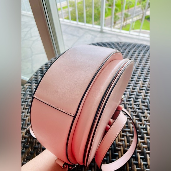 Rebecca Minkoff Leather Ballet Slipper Pink Astor Saddle Bag Crossbody - Picture 8 of 12